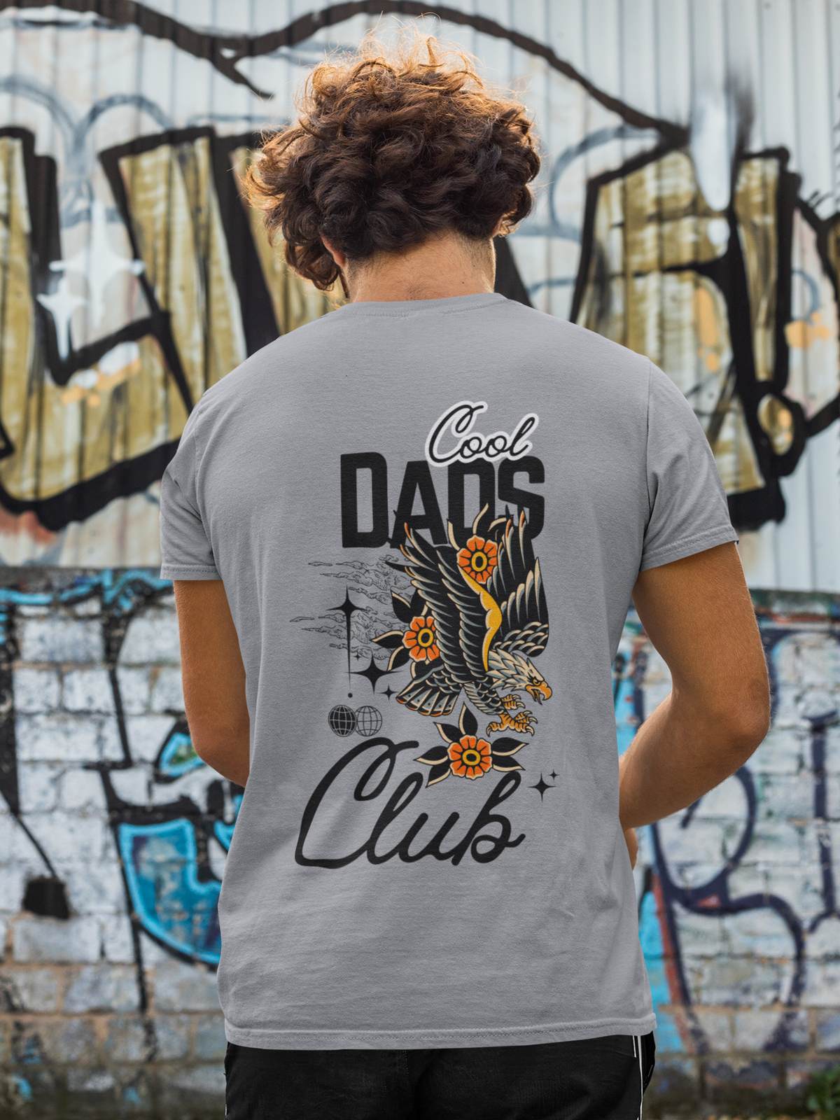 Sports Grey T-Shirt Cool Dad Club